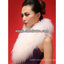 natural color fur collar for jacket with lining